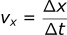 vx = xdelta / tdelta